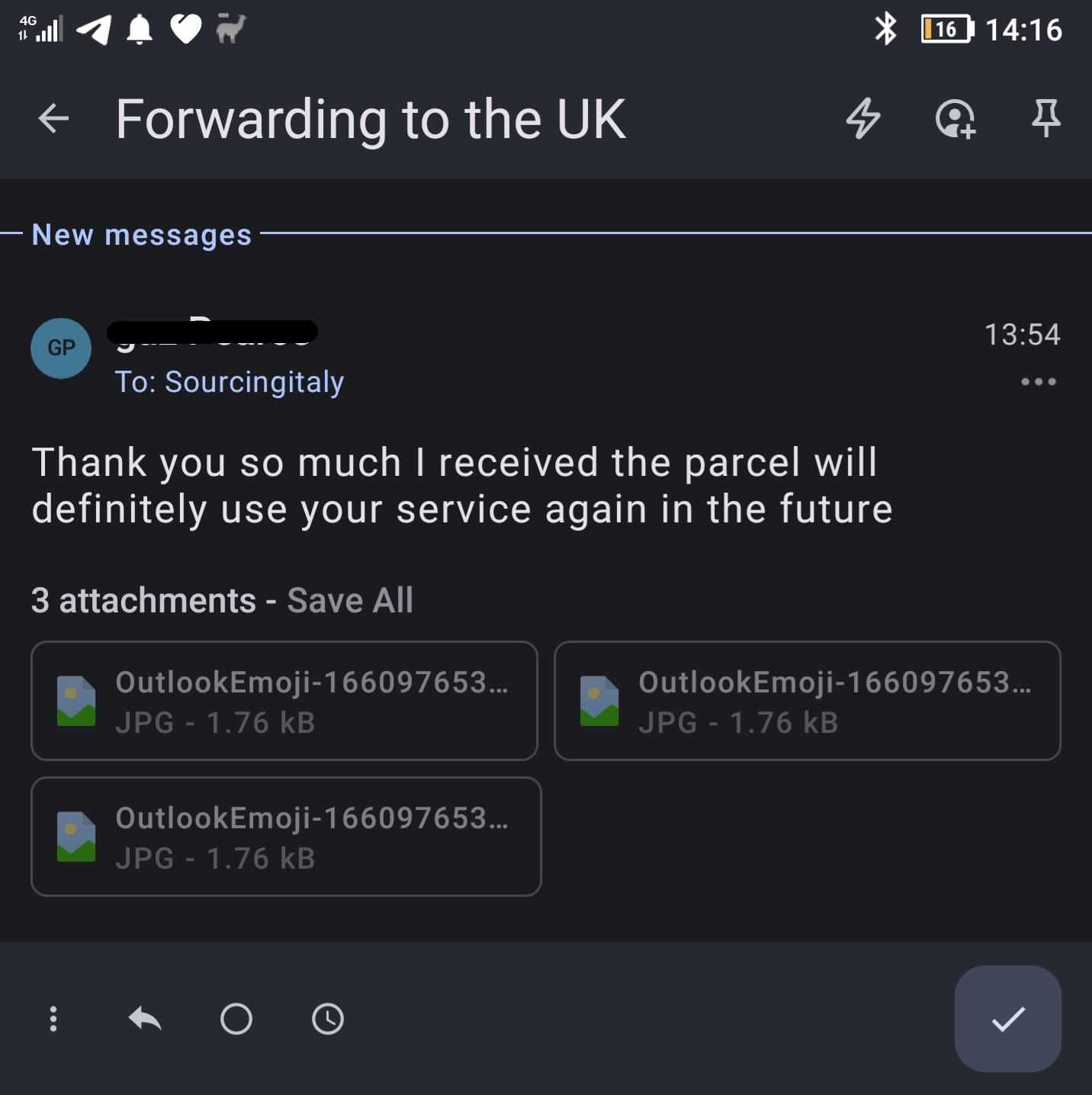 UK Italian Forwarding 568 UK Italian Forwarding 568